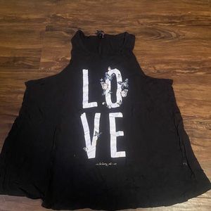 Betsy Johnson workout tank, size XL